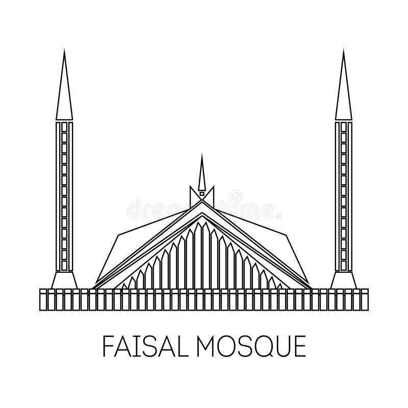 faisal mosque clipart images