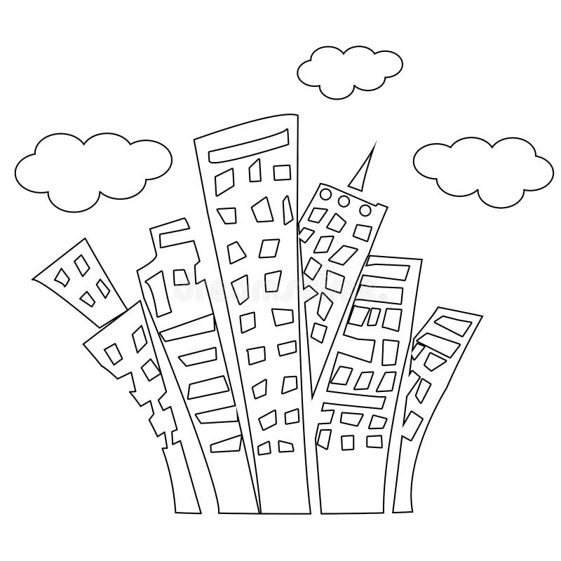 Cartoon Drawing Outline Buildings Doodle Stock Illustrations – 218 Cartoon  Drawing Outline Buildings Doodle Stock Illustrations, Vectors & Clipart -  Dreamstime
