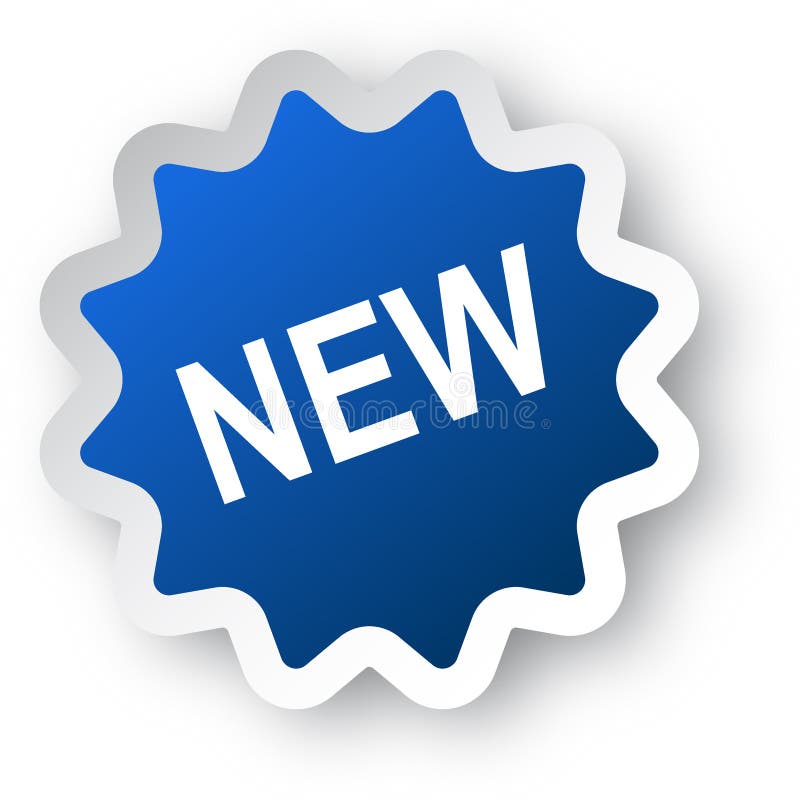 New sticker stock illustration. Illustration of graphics 118781908