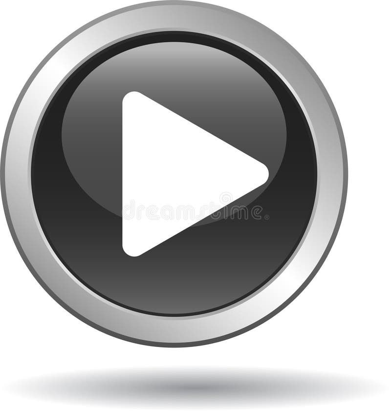 Play audio icon stock illustration. Illustration of icon 6842625