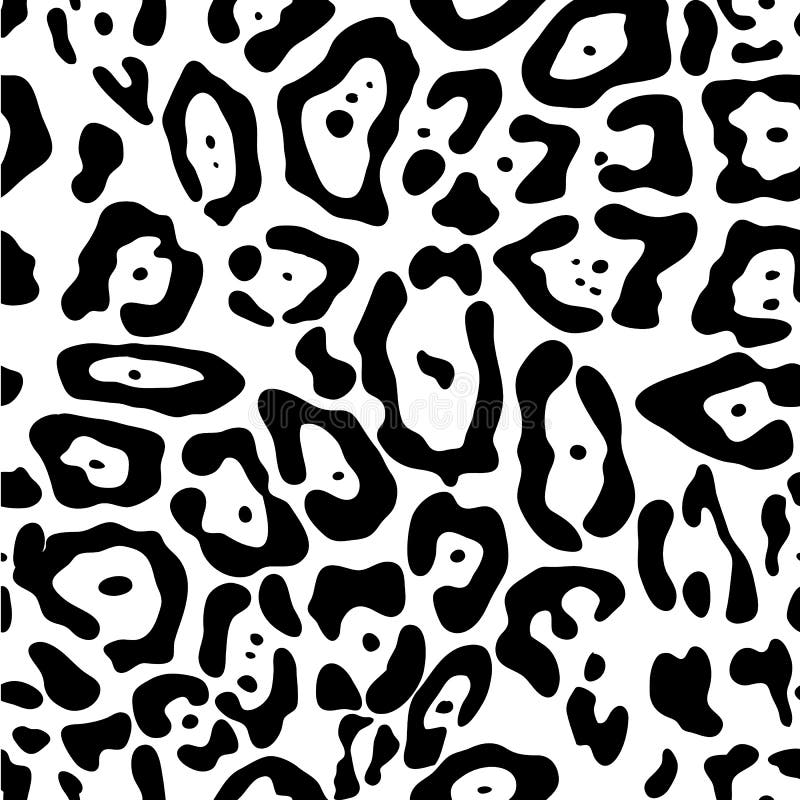 Vector Illustration of Jaguar Seamless Pattern Stock Vector