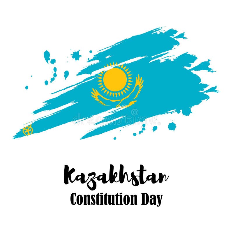 Vector Illustration for Kazakhstan Constitution Day. Stock Vector - Illustration of holiday, freedom: 223684716