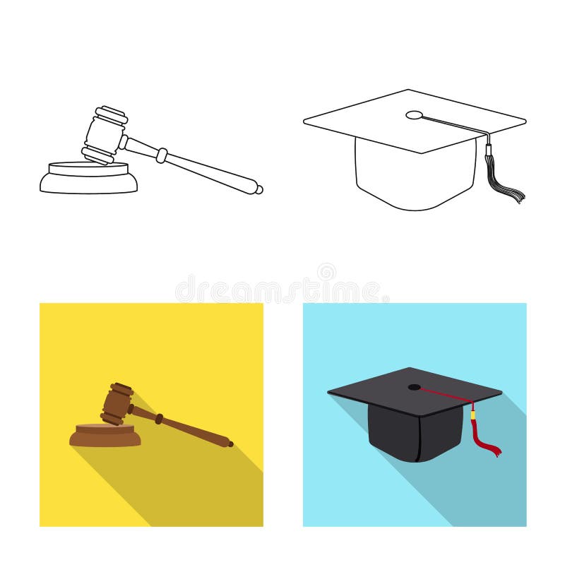 Download Vector Design Of Law And Lawyer Logo. Set Of Law And Justice Stock Symbol For Web. Stock Vector ...