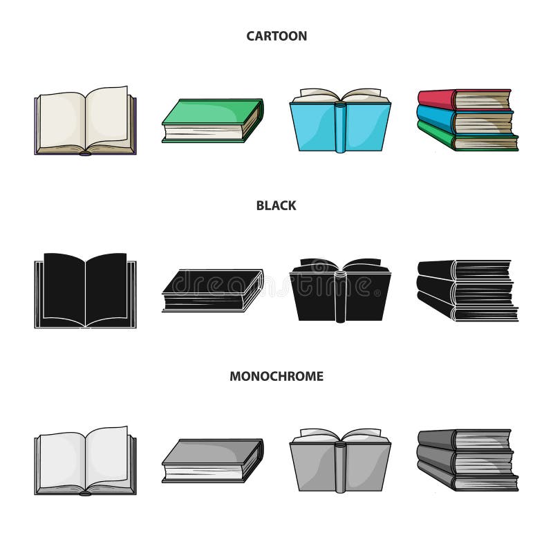 Download Vector Design Of Library And Textbook Logo. Collection Of Library And School Vector Icon For ...