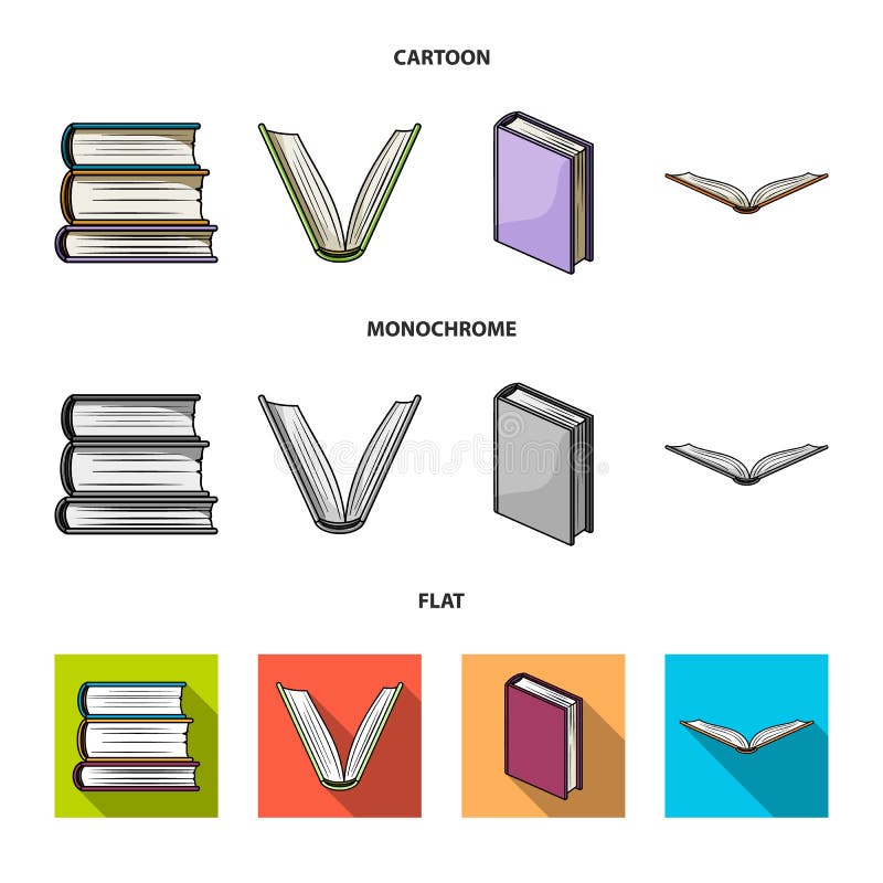 Download Vector Design Of Library And Textbook Icon. Set Of Library And School Stock Vector Illustration ...