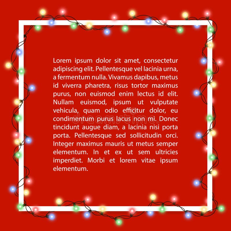 Download Vector Illustration Of Light Garland Stock Vector ...