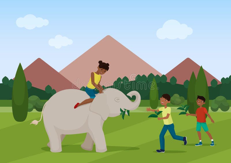 Riding Elephant Stock Illustrations 336 Riding Elephant Stock