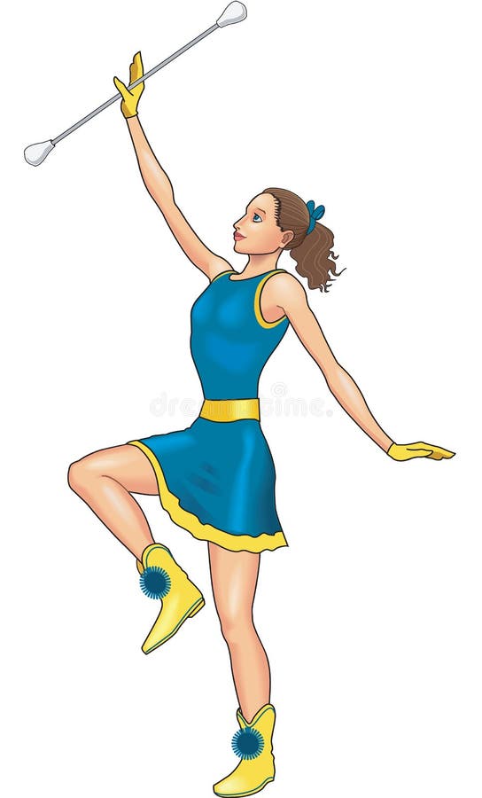 Majorette Vector Illustration