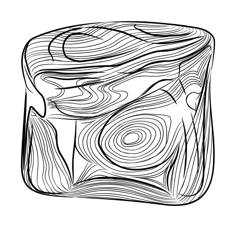 Linie de artă a nestematei malachite naturale netratate. stock illustration