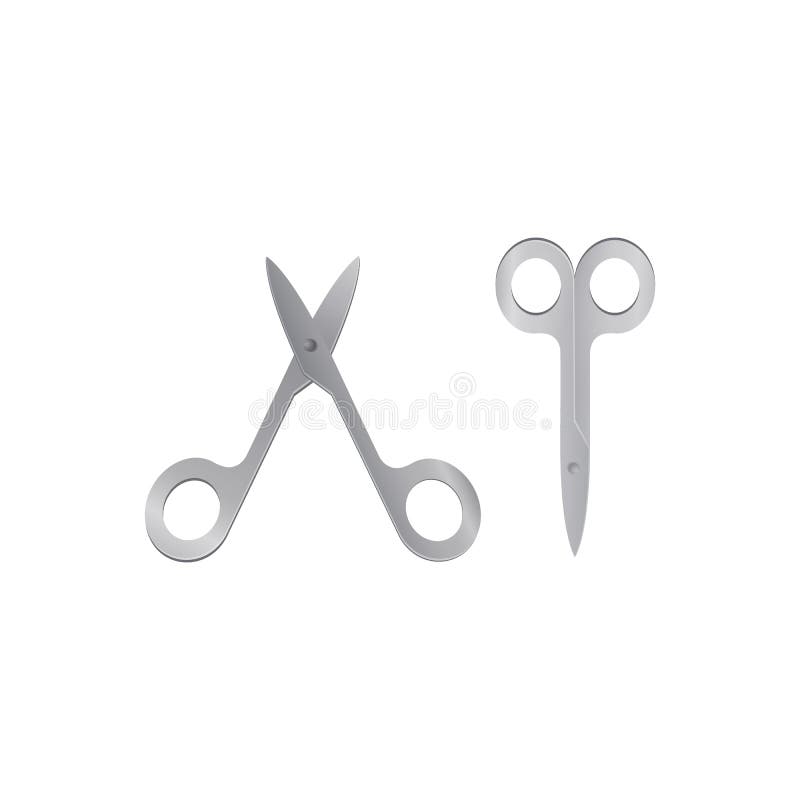 Old Little Scissors Closed, Still Life Stock Photo, Picture and Royalty  Free Image. Image 9456478.