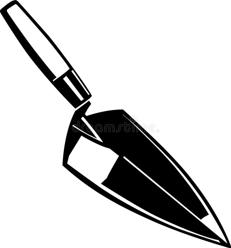 Masonry Trowel Vector Illustration Stock Vector Illustration of tool