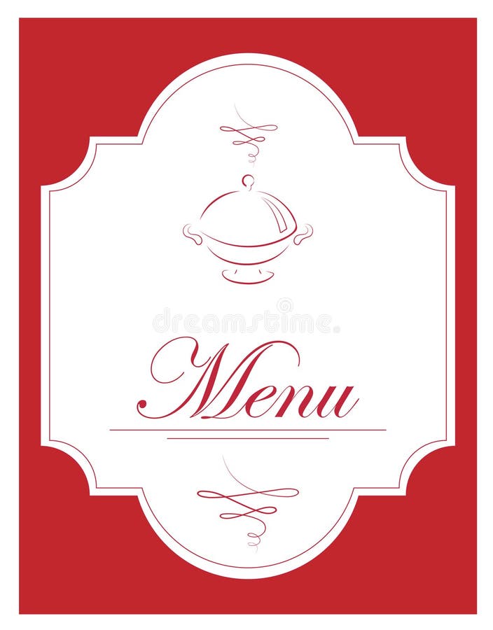 Vector illustration of menu