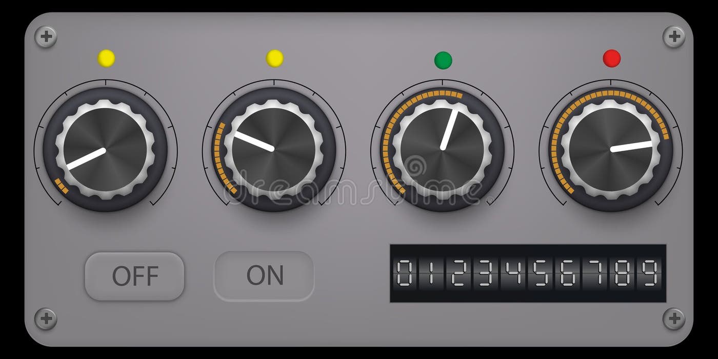 Soundboard Knob Illustration Stock Illustrations 113 Soundboard Knob