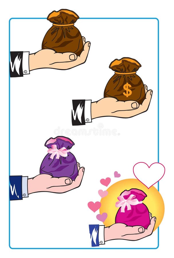 Vector illustration with money