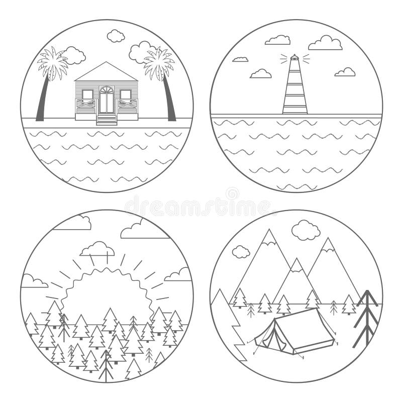 Circle Campers Stock Illustrations – 12 Circle Campers Stock ...