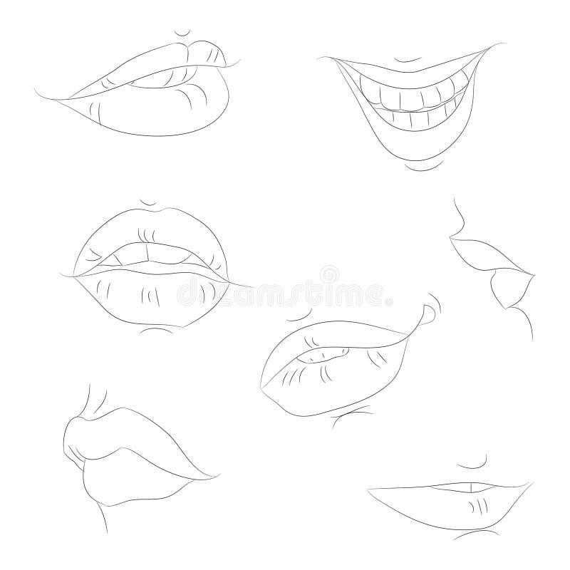 how to draw mouth how to draw anime mouth  YouTube