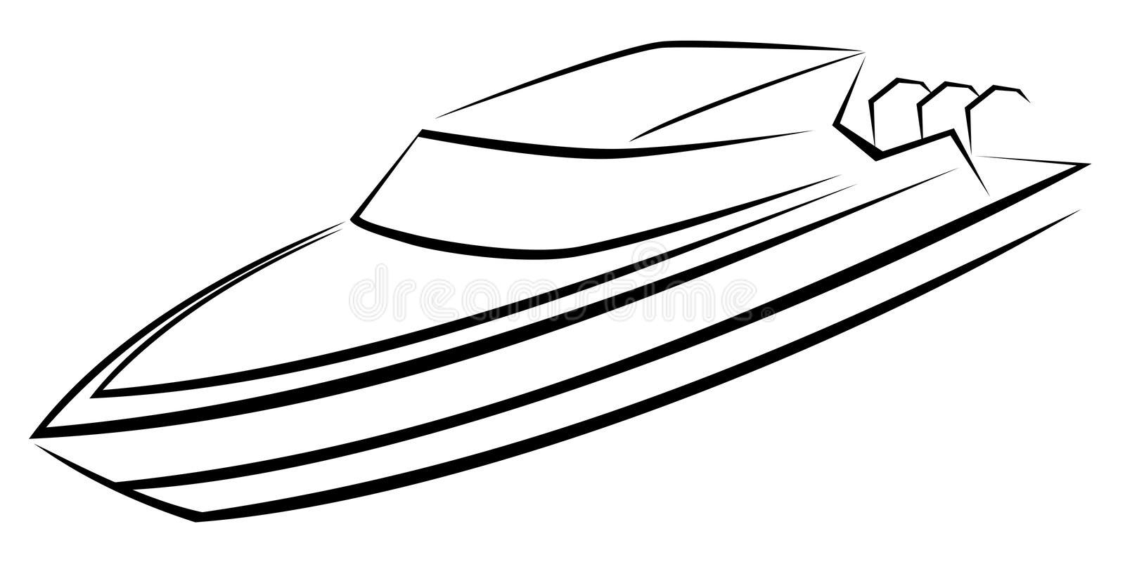 310+ Drawing Of Speed Boats Stock Illustrations, Royalty-Free Vector  Graphics & Clip Art - iStock