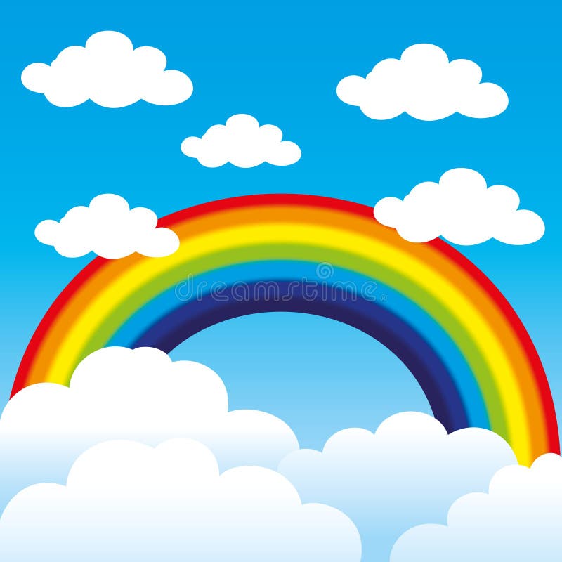 Vector illustration. Rainbow. stock illustration