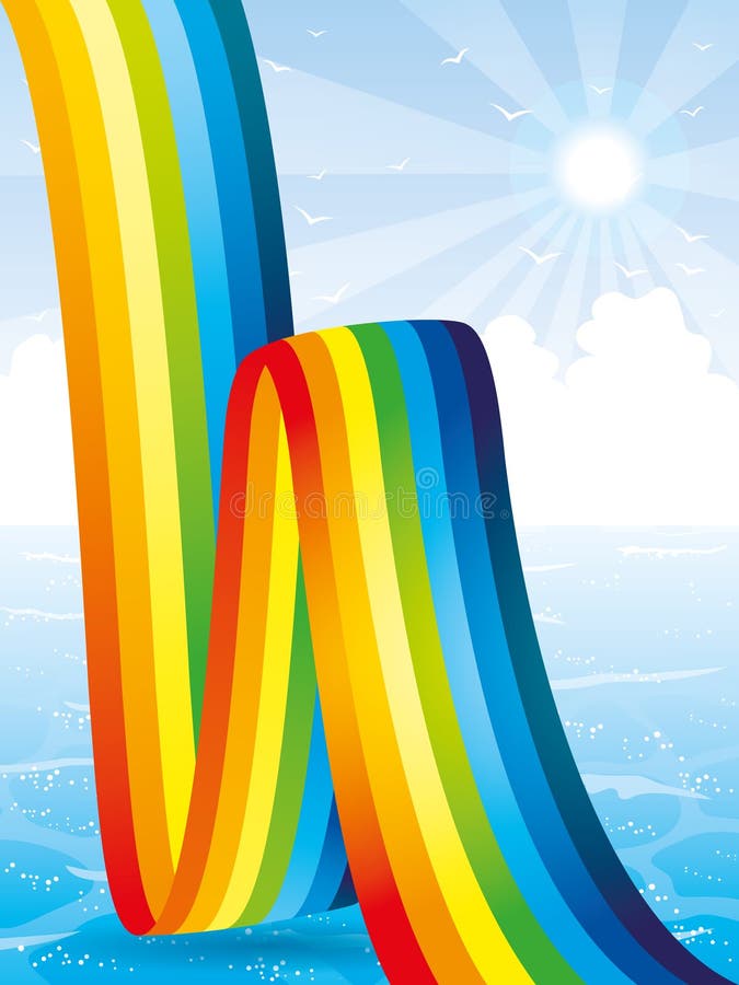 Vector illustration. Rainbow. stock illustration