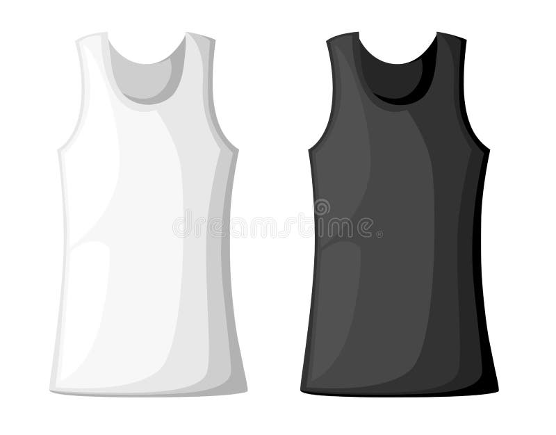 Download Vector Illustration With Realistic Male Shirt Template ...