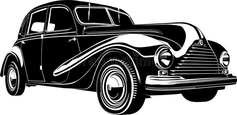 Download Vector Illustration Retro Car Stock Vector - Illustration ...