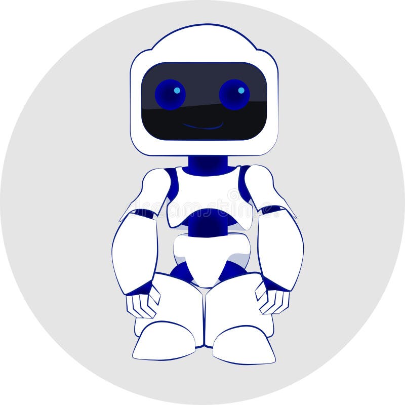 Vector Illustration of Robot. Stock Vector - Illustration of concept