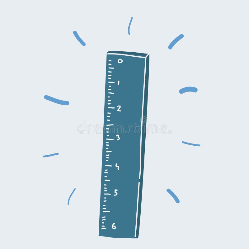 Ruller Office Economy Tool for Drawing Stock Illustration - Illustration of  computer, chart: 105976319
