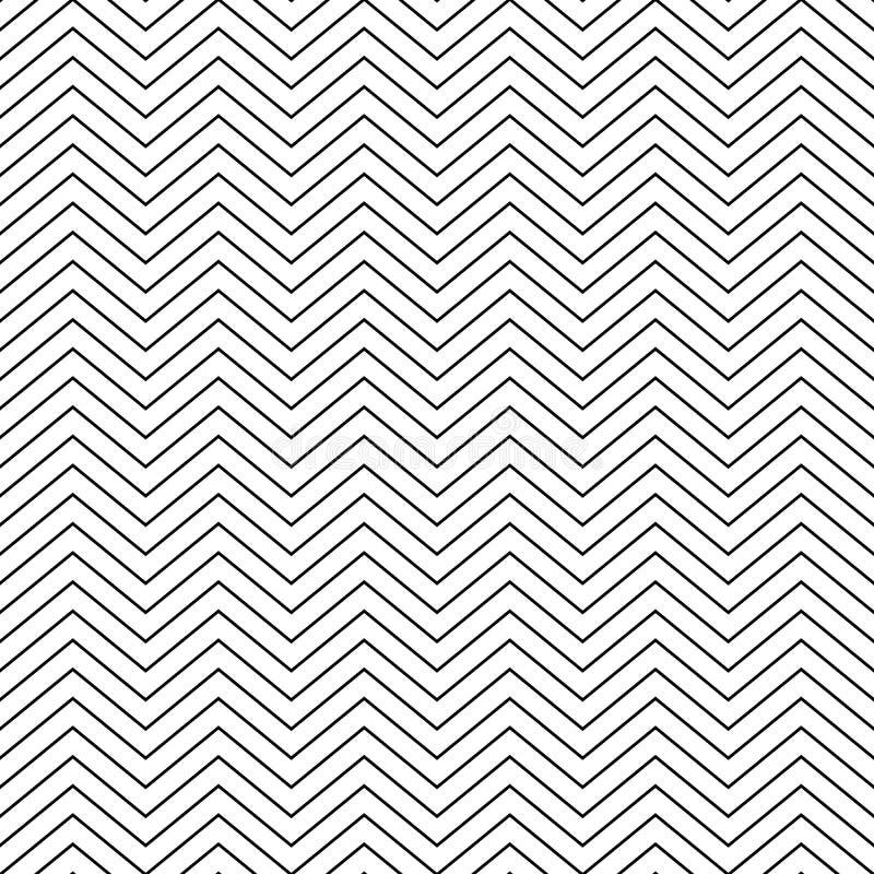 Vector Illustration Seamless Pattern Zig Zag Stock Vector ...