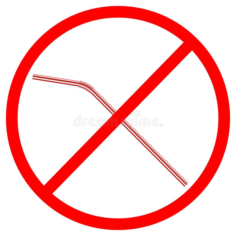 No plastic drinking straw stock vector. Illustration of flexible