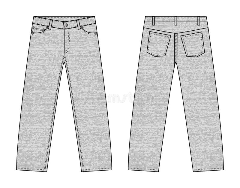 Denim Pants Stock Illustrations – 7,708 Denim Pants Stock Illustrations ...