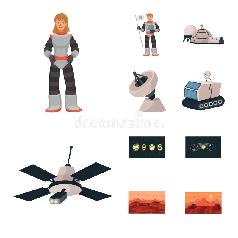 Vector Design Of Space And Galaxy Logo Collection Of Space