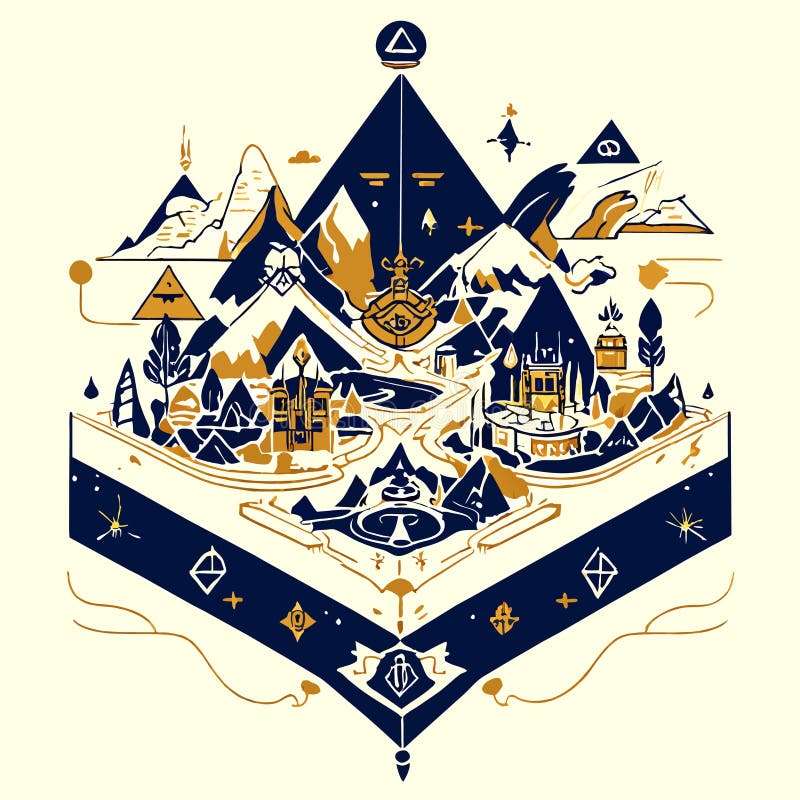 Vector Illustration of a Stylized Map of the Territory of Russia ...