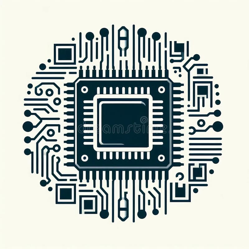 The Digital Brain stock illustration. Illustration of text - 347129039