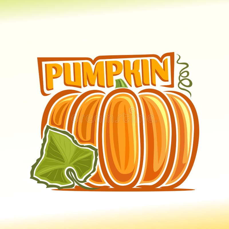 Vector illustration on the theme of pumpkin royalty free illustration Vector illustration on the theme of pumpkin royalty free illustration
