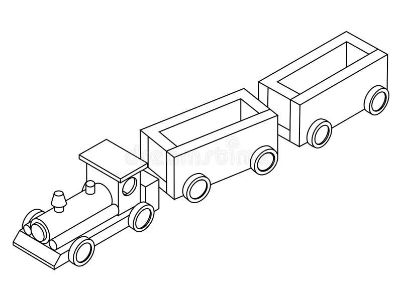 toy train sketch