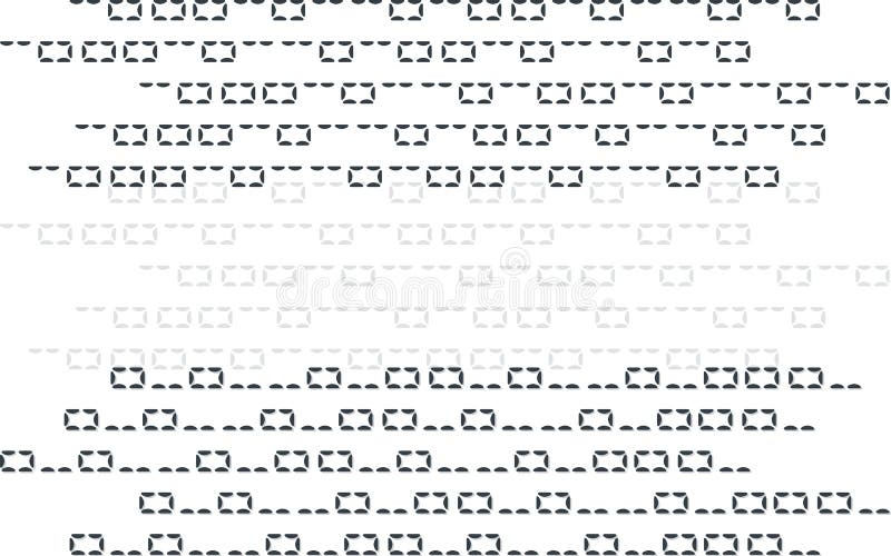 Vector illustration. Vector streaming binary code background. stock illustration