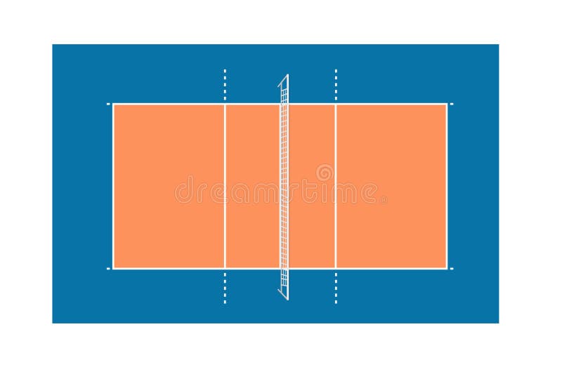 Volleyball pitch Cut Out Stock Images & Pictures - Alamy