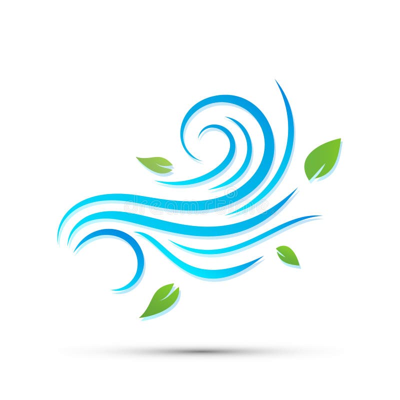 Wind icon stock illustration Wind icon stock illustration