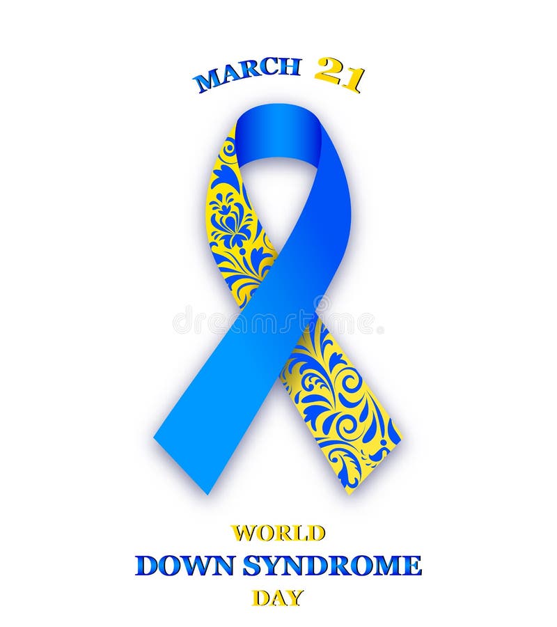 World Down Syndrome Day stock vector. Illustration of healthy - 107952024