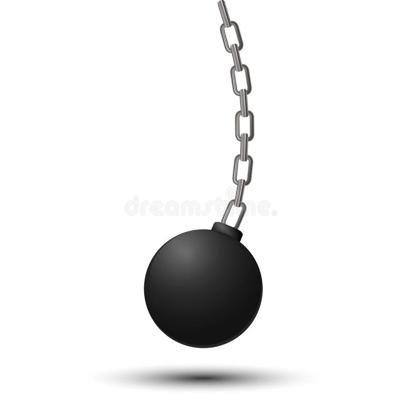 1,900+ Ball And Chain Stock Illustrations, Royalty-Free Vector Graphics &  Clip Art - iStock