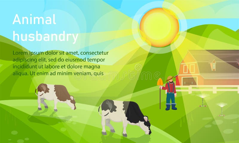 Vector Illustration is Written Animal Husbandry. Stock Vector - Illustration of flat, farming: 146720417 Vector Illustration is Written Animal Husbandry. Stock Vector - Illustration of flat, farming: 146720417