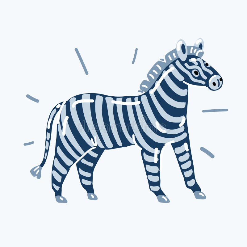 Vector illustration of Zebra stock illustration