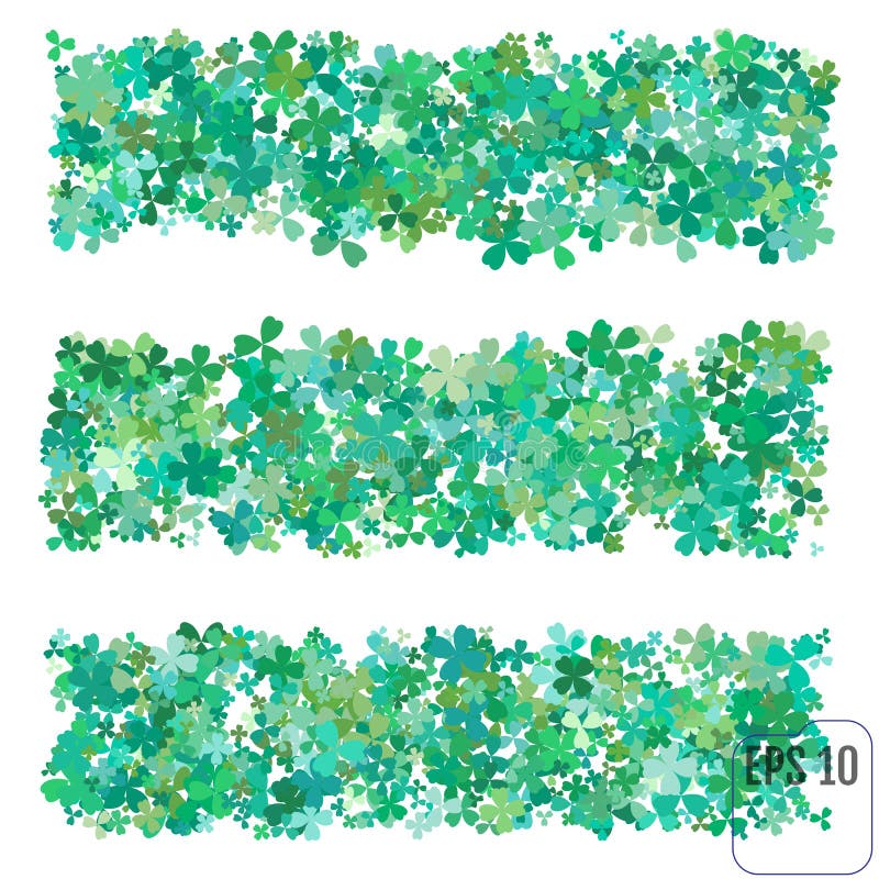 Ilustração vetorial de banners para o Dia de São Patrício ilustração do vetor