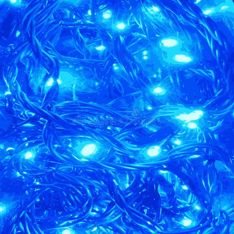 Bright Blue Lights and Wires Stock Photo Image of bright, wires