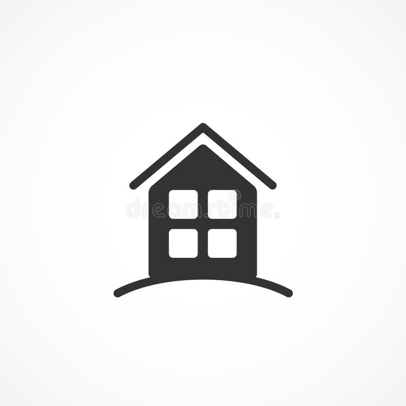 Vector image house icon. royalty free illustration