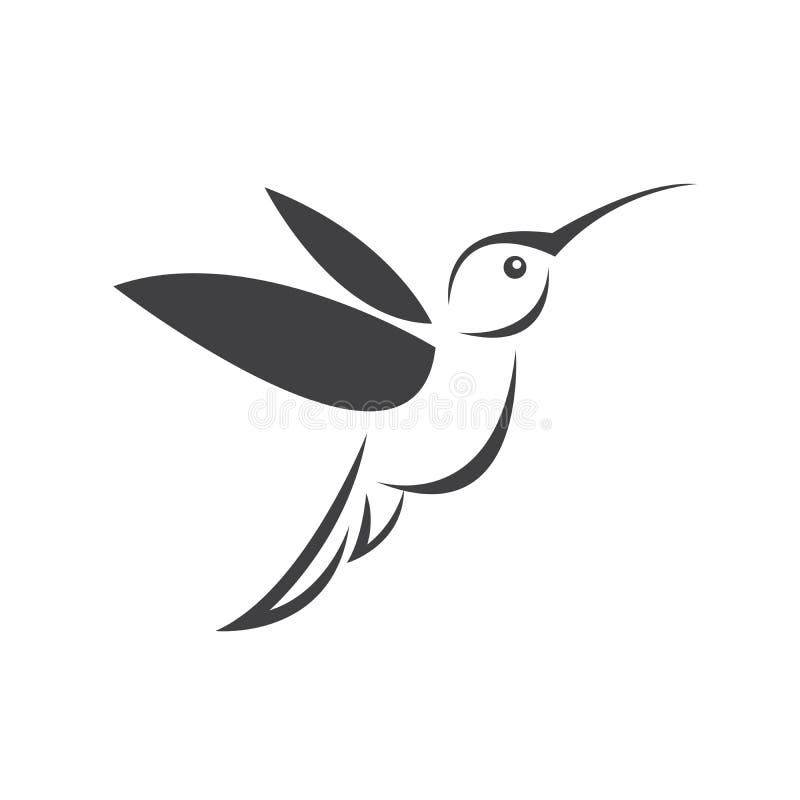 Vector Image Hummingbird Design on White Background. Icon Symbol ...