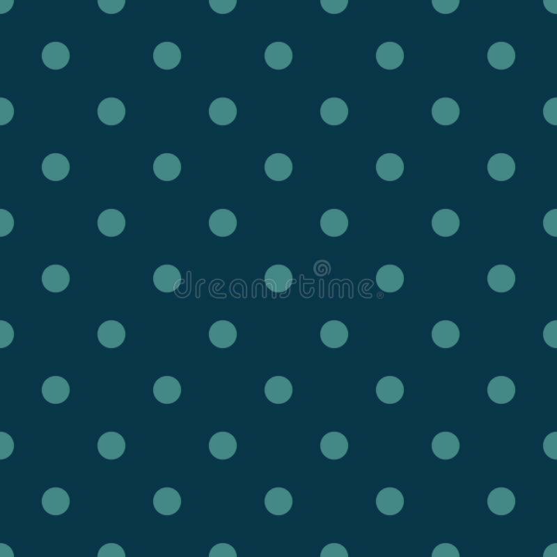 Vector inconsútil del modelo con los lunares verdes en el fondo azul para el papel pintado de escritorio, diseño web, tarjetas, i libre illustration