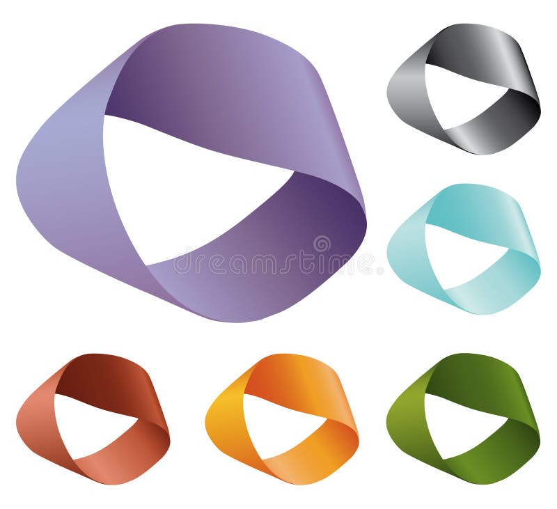 Download Vector Infinite Warp Shape Colored Stock Vector - Illustration of illusion, blue: 16487219