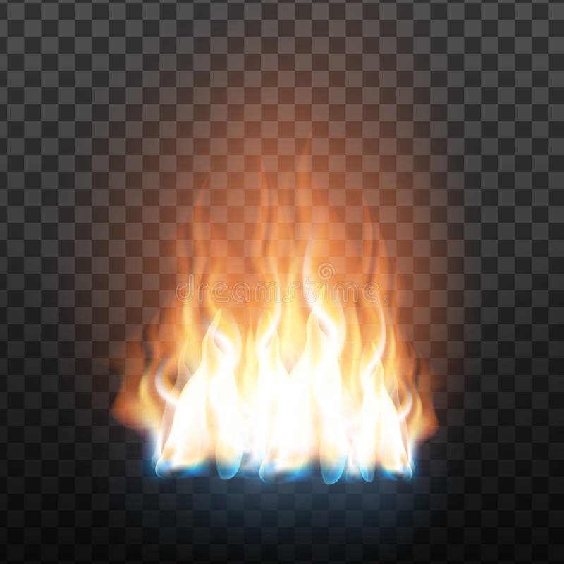 Realistic Decorative Flammable Fire Flame Vector. Animation Heat Overlay Brush, Burning Fire With Glowing Particles Fireball Effect On Transparency Grid Background. 3d Illustration. Realistic Decorative Flammable Fire Flame Vector. Animation Heat Overlay Brush, Burning Fire With Glowing Particles Fireball Effect On Transparency Grid Background. 3d Illustration