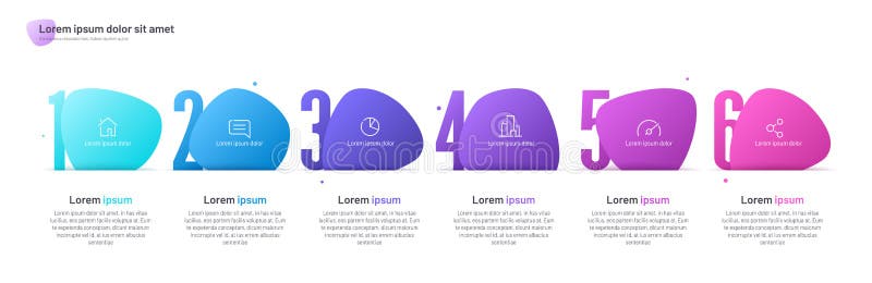 vector-infographic-template-composed-of-six-numbered-abstract-shapes
